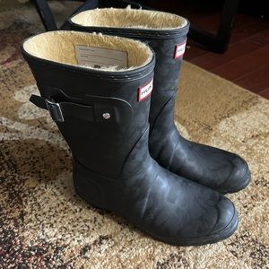 Women’s lined hunter boots